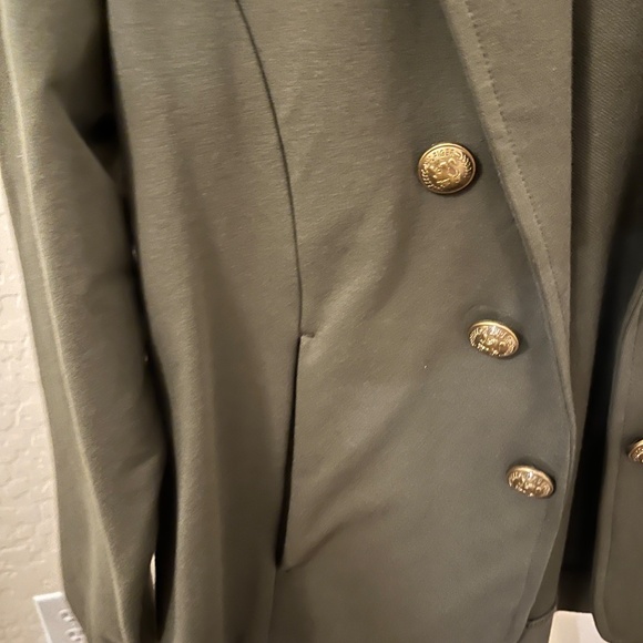 Olive Green Unlined Blazer by Tommy Hilfiger - Picture 2 of 5